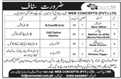 WEB Concepts Pvt Limited Jobs 2020 in Lahore