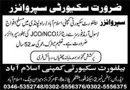 Security Supervisor Jobs in Security Company 