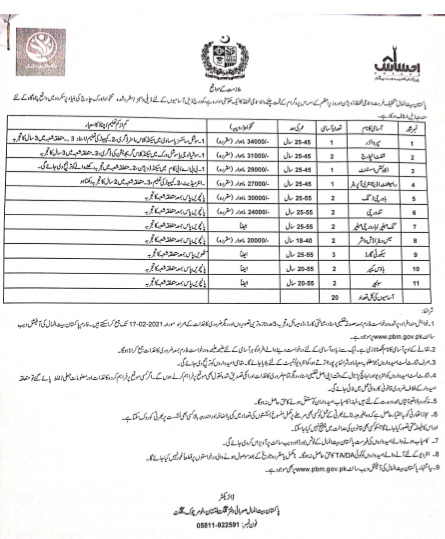 Pakistan Baitul Maal Department Jobs 2021